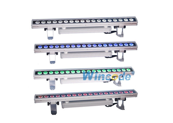 DMX Led Wall Washer Lights Aluminum Body RGBAW 0 - 100% Dimming For Advertising Board