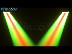 듀얼 사이드 LED 빔 줌 세탁 스트로브 하이브리드 이동 헤드 라이트 음악 페스티벌 조명 쇼