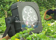 Four In One Battery Powered Stage Lights 9 × 10W With 25 Lens Angle / 42mm Lens Size