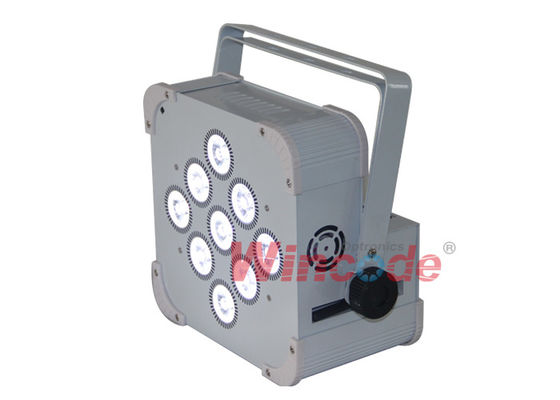 좋은 가격 RGB 3인1 배터리 전동 무대 조명 9×6W 무선 LED 디스코 온라인으로