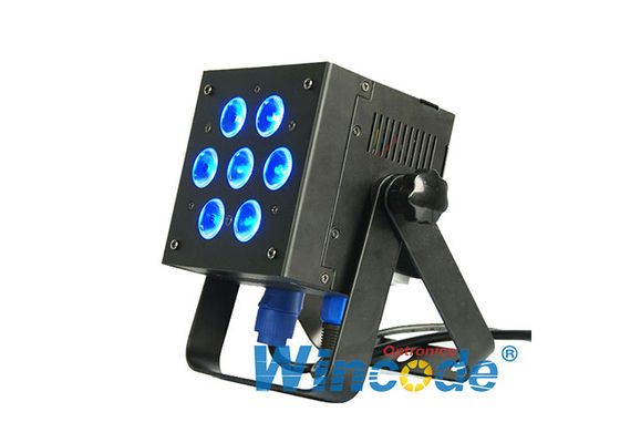 좋은 가격 7×18W RGBWA+UV 6 in 1 LED PAR 라이트, LED 트러스 업라이트, 웨딩 DJ 이벤트용 LED 업라이트 온라인으로