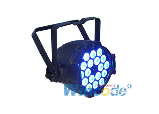 좋은 가격 4 / 7 채널 LED Par 64 웨딩용, 프로 무대 조명 18 × 10W 온라인으로