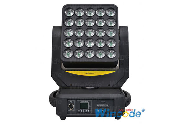 좋은 가격 개별 제어 LED 이동 헤드 라이트 25 * 12W 3 단계 모터와 그래픽 효과 온라인으로