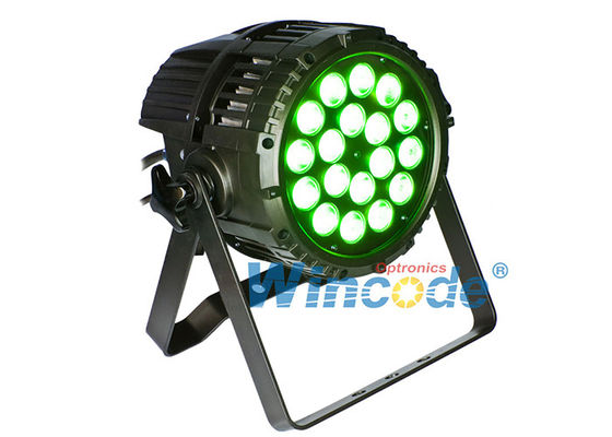 좋은 가격 6 / 8 채널 LED PAR 라이트 18 X 18W RGBWA UV 6 인 1 나이트 클럽 AC 100-240V 온라인으로