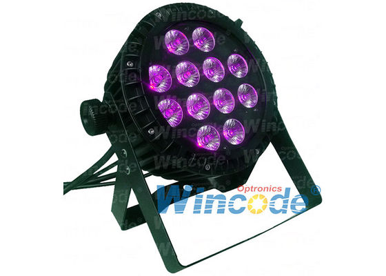 좋은 가격 DMX512 제어 LED PAR 빛 12 * 10W 25 ° / 45 ° / 60 ° 스테이지 쇼를위한 빔 각 온라인으로