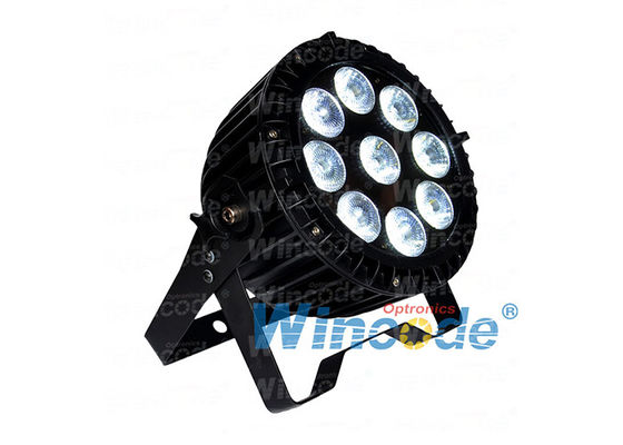 좋은 가격 LED Par 64 캔 방수 IP65, 9 * 10W LED Par 스테이지 라이트 RGBW 4 In1 온라인으로