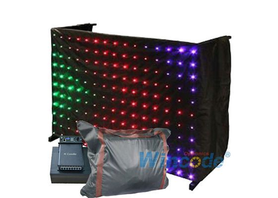 좋은 가격 SMD RGB P20 유연 LED 커튼 이미지 효과 DMX512 모양 별 커튼 온라인으로