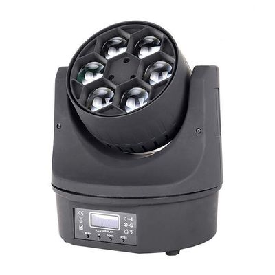 좋은 가격 Bee Eye LED 이동 헤드 라이트 미니 사이즈 6 * 15W RGBW 파티 UL FCC 온라인으로