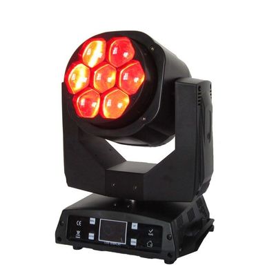 좋은 가격 Wincode LED 작은 벌 눈 7x15W RGBW 4 in 1 세탁 빔 움직이는 머리 LED 빛 온라인으로