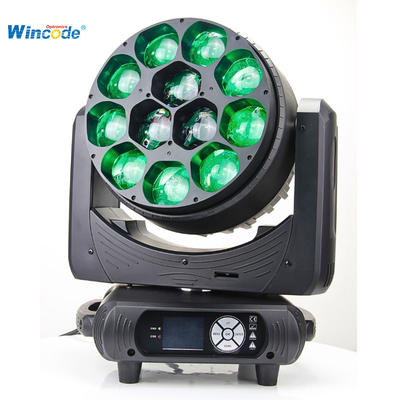 좋은 가격 줌 픽셀 기능 빔 세척 효과와 함께 12 × 40W LED 이동 헤드 라이트 온라인으로