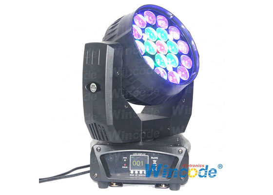 좋은 가격 에너지 절약 19*12W RGBW LED 이동 헤드 라이트, LED 스테이지 램프 30000 럭스 온라인으로
