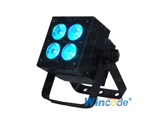 좋은 가격 4×10W RGBW 4 in 1 LED PAR 라이트, LED 평면 PAR 라이트, LED 업라이트 웨딩 DJ 이벤트 온라인으로