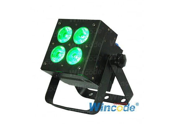좋은 가격 4×18W RGBWA+UV 6 in 1 LED PAR 라이트, LED 평면 PAR 라이트, 웨딩 DJ 이벤트용 LED 업라이트 온라인으로
