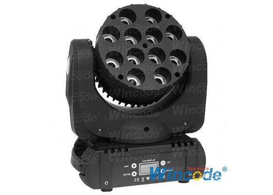 좋은 가격 극장 쇼에 대한 초 밝은 LED 이동 헤드 라이트 12 * 10W CREE RGBW 4 In 1 온라인으로