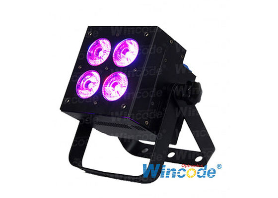 좋은 가격 4×18W RGBLWA+UV 7 in 1 LED PAR 라이트, LED 평면 PAR 라이트, 웨딩 DJ 이벤트용 LED 업라이트 온라인으로