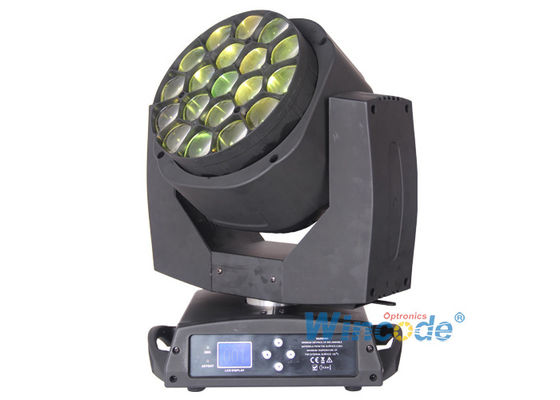 좋은 가격 Bee Eye LED 이동 헤드 라이트 19*15W 오스람 RGBW 4 In 1 오락 장소 온라인으로
