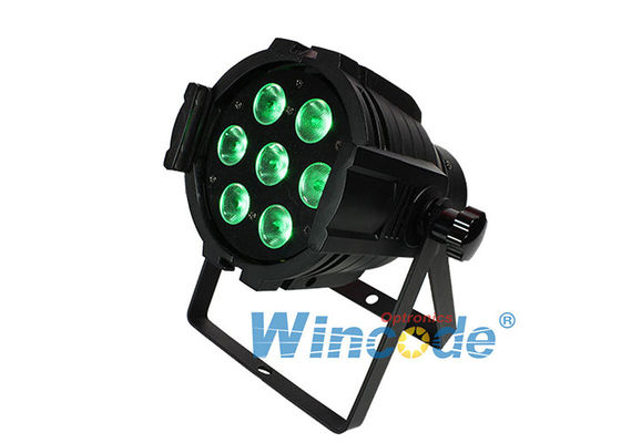 좋은 가격 DMX DJ 디스코레드 스테이지 라이트 7×10W RGBWA 5 in 1 LED PAR 라이트 온라인으로