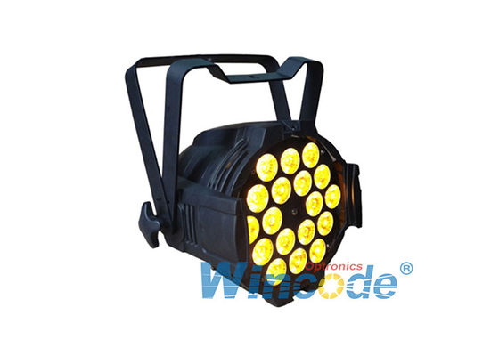 좋은 가격 18×15W RGBWA 5 In 1 LED Par Light 16 Bit PWM 디밍 25° 45° 60° 선택용 렌즈 온라인으로