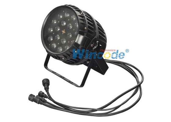 좋은 가격 18 LED 10W / 15W DMX 제어 방수 IP65 모터화 줌 LED PAR 빛 라인어 디밍 온라인으로