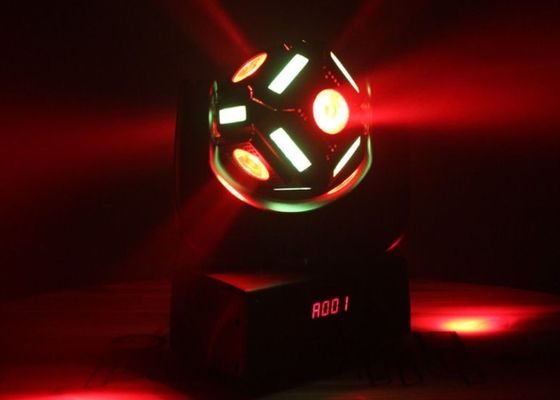 좋은 가격 6 x 12 와트 LED RGBW 뱀 눈 미니 멀티 빔 LED 이동 머리 디스코 파티를 위한 빛 온라인으로