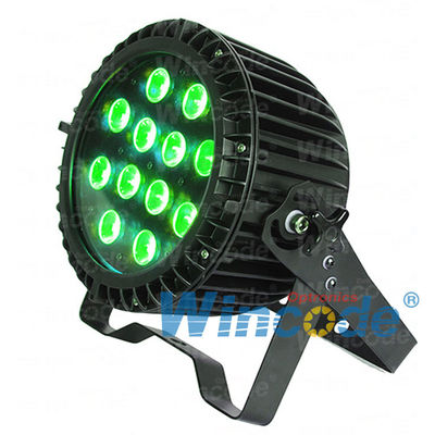 좋은 가격 12*15 W 5 In 1 RGBWA 미니 플래트 LED PAR 라이트 야외 IP65 60 ° 빔 각 온라인으로