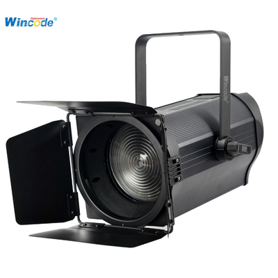 200W COB LED 프렌넬 스포트라이트 RGBALC 프로페셔널 스튜디오 극장 TV 스테이션용 자동 확대