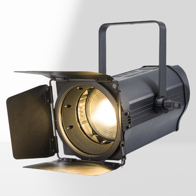 CRI 95+ 400W 양색 2 in 1 오토줌 COB 영화 및 극장 제작용 LED 프레스넬 스팟 라이트