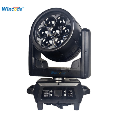 좋은 가격 RDM DMX IP65 방수 LED 세탁 픽셀 이동 헤드 7pcs 60W 온라인으로
