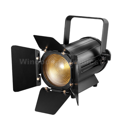 좋은 가격 100W LED 프레넬 스포트라이트 3200K-5600K 높은 CRI 92 DMX 제어 온라인으로
