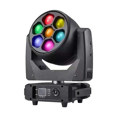 좋은 가격 7x40W RGBW LED Moving Head Light with 50000 Hours Lifespan and 90 CRI for KTV Nightclub Stage Lighting 온라인으로