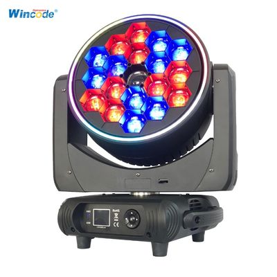 좋은 가격 K15 19x40W RGBW 4in1 LED Moving Head Light with 540° Pan Movement and Bee Eye Effects for Stage Lighting 온라인으로